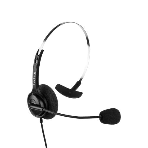 Headset Mono CHS 40 RJ9 Preto Intelbras
