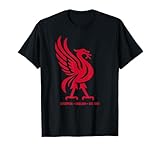 Liverpool England Est. 1207 Colossal Liverbird Red Print T-Shirt