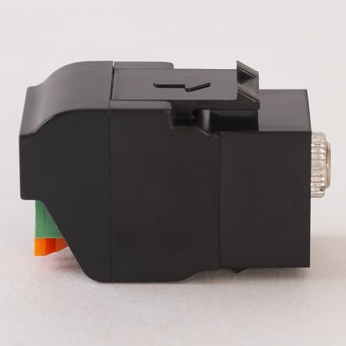 Acoplador de audio estéreo Jack 3.5 mm ICC negro miniatura 3
