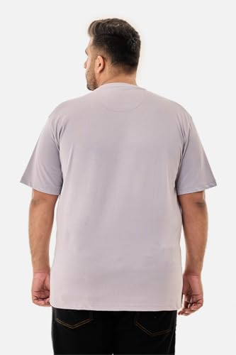 Image of SNITCH Men Polo Plus Size T-Shirt | Knitted Solid Polo with Contrast Tipped Collar & Logo Embroidery | 100% Cotton Breathable Lightweight Smart Casual Wear