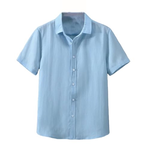 Chemise à manches courtes homme ample pour éviter la chaleur avec style et légèreté