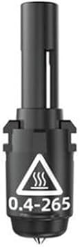 Replacement Nozzle for Flashforge Adventurer 3/4 Series, 0.4mm High Temp 265 C Metal Tip Assembly Compatible with AD3 AD4 Lite For 3D Printer Parts