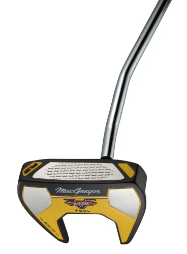 MacGregor V-Foil Putter, Yellow, Jumbo Grip