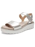 ARA Bilbao Sandales pour femme, Platinum, 40 EU