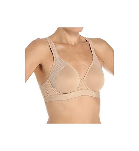 Carnival Women's Coolmax Sport Bra Underwire, Nude, 38D #TOP27