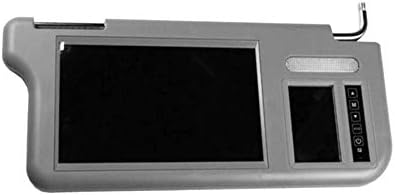 7 Inch Car Sunvisor Interior Rear View Mirror Screen LCD Monitor DVD/VCD/AV/TV Player Rear Camera(Right) Sun Visor