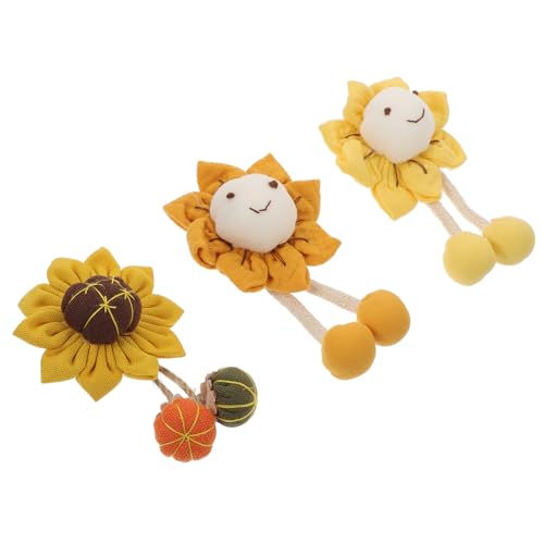 Broche tournesol anti trous pour personnaliser veste et sac usés