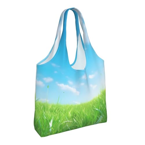 grass flat Shoulder bag - convenient to carry, suitable for shopping, work and study2