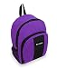 Everest Backpack with Front and Side Pockets, Dark Purple, One Size