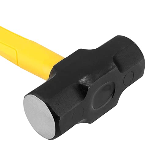 Taicheut 3 Pack 3 Lbs Sledge Hammer, 14 Inch Drilling Hammer With Steel Head And Plastic Handle Crack Hammer For Wood, Home Construction, Landscaping Work And Diy Project #TOP2