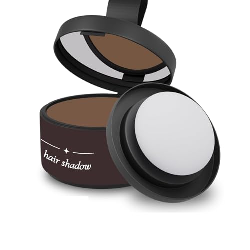 4g Retocador de Raíces en Polvo, Retoca Raíces de Polvos, Polvos Para Invisibles, Utilizar Para Reponer el Cabello Debilitado, Densificar El Cabello de Mujeres y Hombres(Café Profundo)