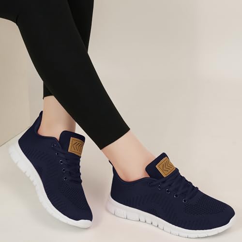 Image of Alicegana Sneakers for Women Walking Shoes: Lightweight Non Slip Comfortable Womens Shoes Footwear for Tennis Casual Work Travel