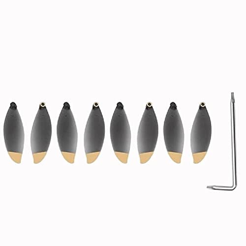 DAGIJIRD 8 PCS Propeller Props Replacement Props Accessories Props Blade Screw Kits for Parrot FPV Drone