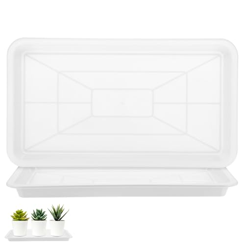 Soucoupes plastique plantes M METERXITY protège-sol rectangulaire