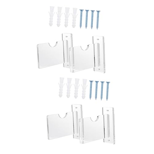 VANZACK 2 Conjuntos De Cartões Horizontais Exibindo Parafusos Práticos Acrílicos Roupas Morcego De M