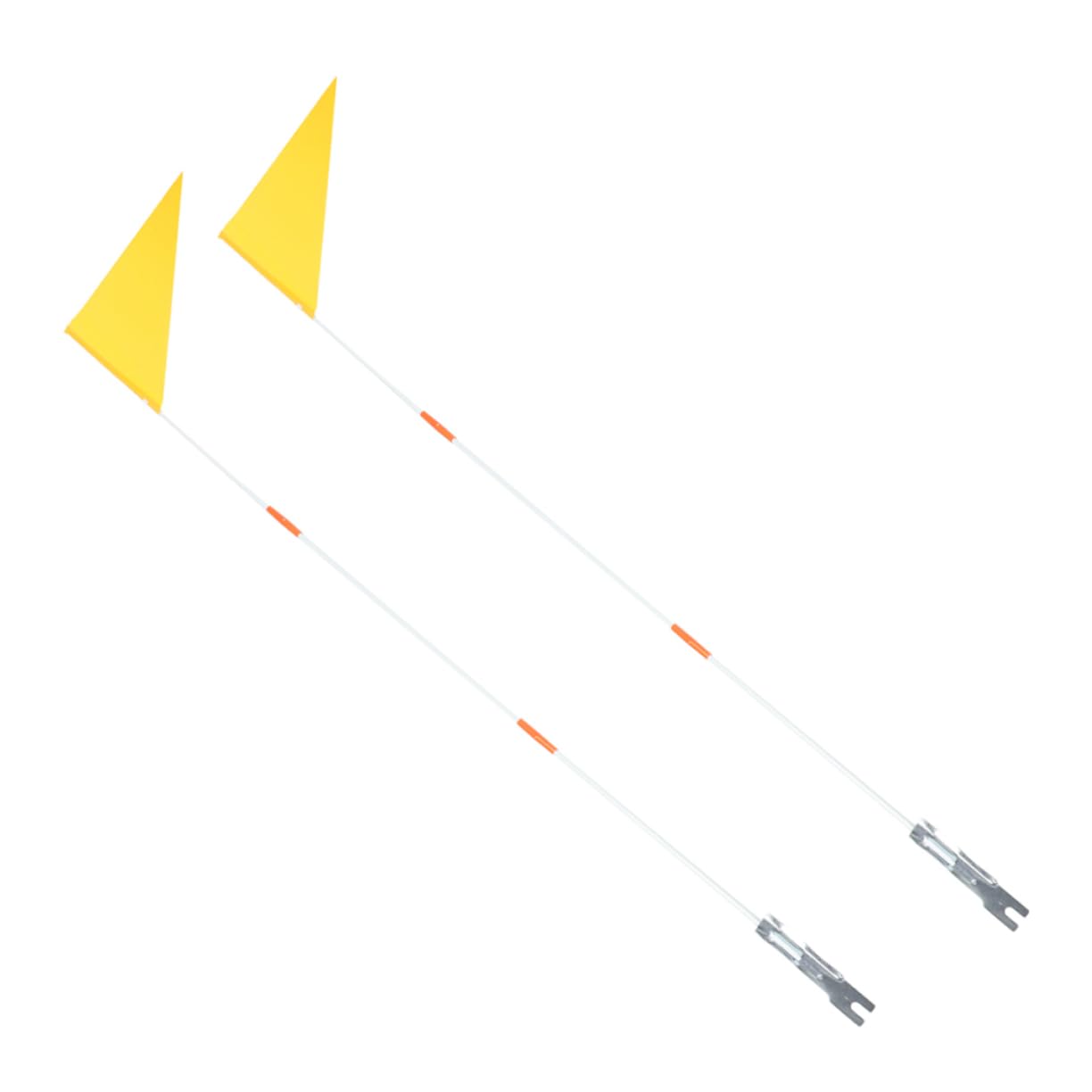 TOYANDONA 3 Series Bandera De Seguridad para Bicicleta con Banderín para Visibilidad Caravanas Y Trailers 2 Piezas X 3