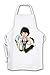 MERCHANDMANIA Delantal Mike Mundo reves investigador extrañas Cosas Cocina Kitchen Apron.