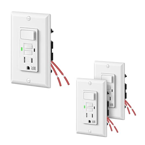 DEWENWILS 15A GFCI Switch Outlet Combo