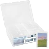 foto aufbewahrungsbox mit register WAS SIE ERHALTEN - Sie erhalten eine Foto Organizer Box mit den Abmessungen von 38 x 31 x 13 cm, die 16 kleine Boxen mit den Abmessungen von 17 x 12 x 3 cm enthält, die perfekt Standardfotos von 15 x 10 cm unternehmen können