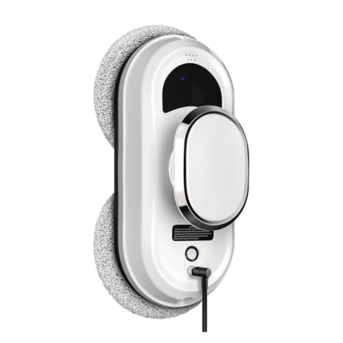 JHXHFJXZ Lavavetri elettrico da 90 W, anti-caduta, telecomando, lavaggio vetri auto, 3 modalità di funzionamento, robot di pulizia per vetri senza aloni