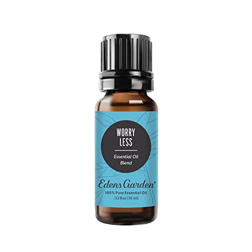 Edens Garden Worry Less Essential Oil Synergy Blend, 100% Pure Therapeutic Grade (Undiluted Natural/Homeopathic Aromatherapy Scented Essential Oil Blends) 10 Ml #TOP23