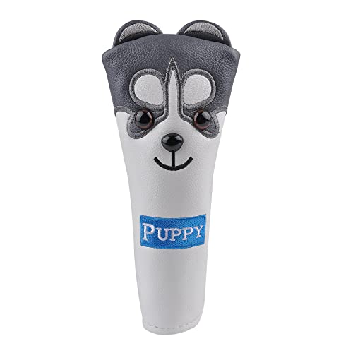 Husky - Fundas de cabeza de golf para conductor y palo de golf de madera Fairway Protector a prueba de agua para palo de golf de cuero sintético cubierta de cabeza de palo de golf (805-putter) Cover