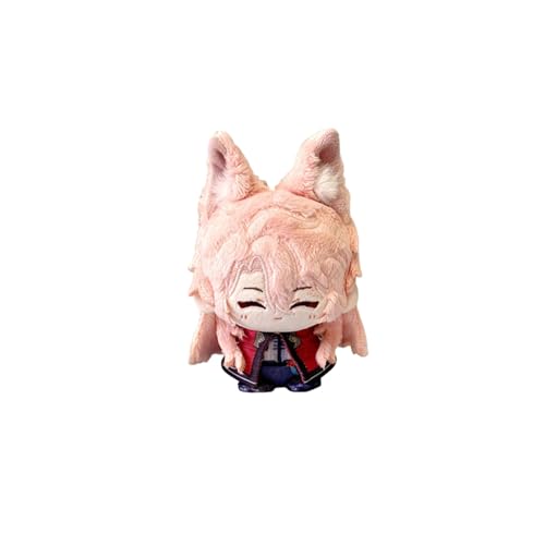 CALEMBOU Anime Plush Keychain, 4.7 Inches Cute HSR Soft Stuffed Keychain for Backpack, Kawaii Anime Doll for Birthday Gifts (Jiaoqiu)