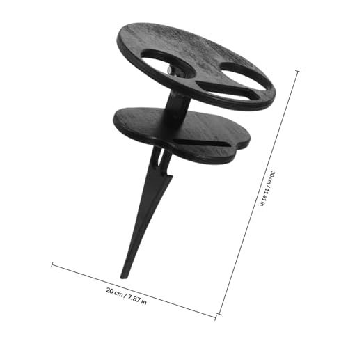 Table à vin pliante de camping Hohopeti transportable et compacte - 4