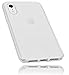 mumbi Hülle kompatibel mit iPhone XR Handy Case Handyhülle, transparent weiss