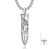Signification : le collier urne en forme de balle de loup combine habilement les éléments du loup et de la balle. Le loup symbolise la nature sauvage et la force, représentant le courage intrépide face face aux difficultés et aux défis ; la balle transmet la détermination et le conflit, impliquant une action rapide et décisive. L'urne, en tant que symbole du défunt, porte un profond respect et une commémoration de la vie. Le pendentif urne en forme de balle de loup transmet une réflexion profonde et un respect de la vie et de la mémoire.