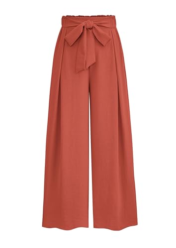 Image of PRETTYGARDEN Women's Palazzo Wide Leg Work Dress Pants