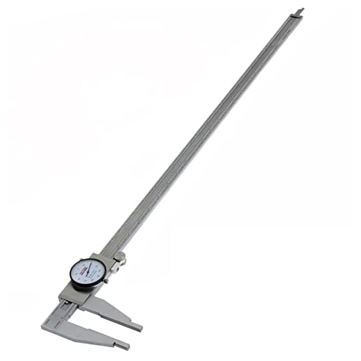 Anytime Tools Premium Dial Caliper 24"/0.001" Precision Double Shock Proof Solid Hardened Stainless Steel