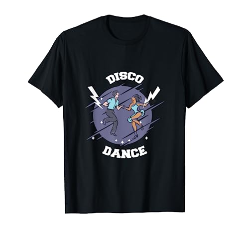 Discoteca Dance Cool Retro Dancer Designs Presente Maglietta