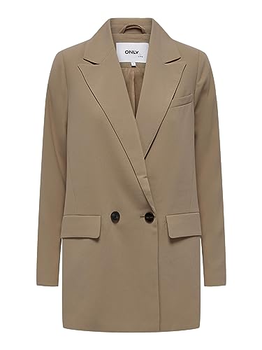 ONLY Women's ONLGRY Life OVERSZ OTW NOOS Blazer, Burro, S