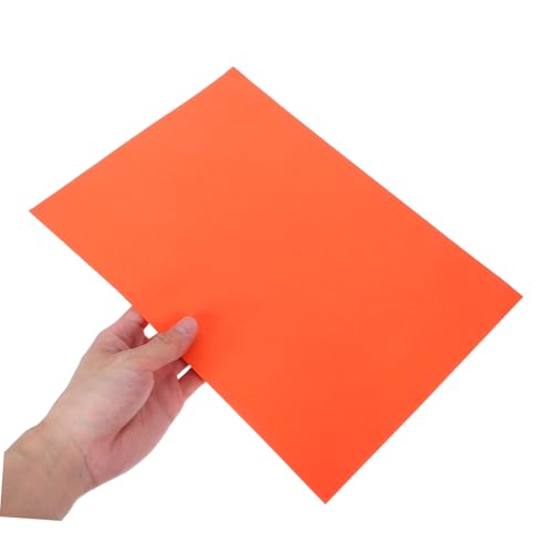 Papel de impresora A4 de tonos naranja, 100 hojas de alta durabilidad para formularios 4