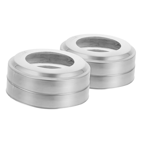 PAMINGONO 4pcs Pool Ladder Bumpers Armrest Covers Handrail Covers for Inground Pools Steel Escutcheons Plate