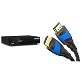 Produkt 1: Der Sat Empfänger ist Dank einfacher, deutscher Menüführung und vorinstallierter Senderliste für Astra 19.2 Grad schnell startklar / LAN Anschluss für Software-Updates (keine Internetfunktion)