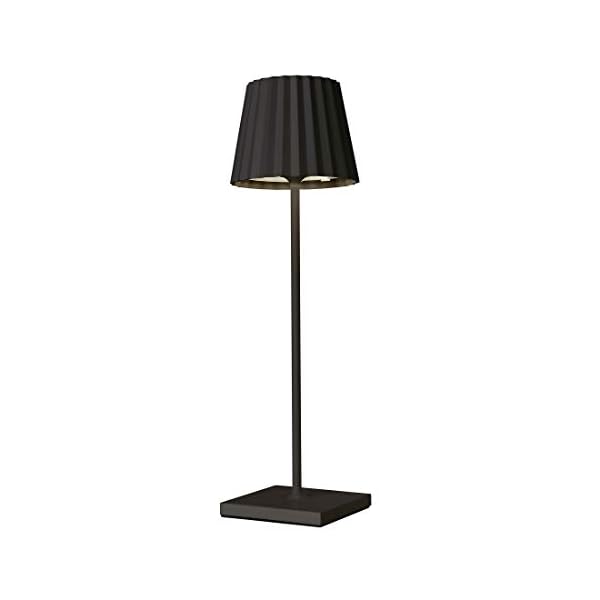 sompex LED-Tischleuchte Troll schwarz inkl. Ladestation - (78171)