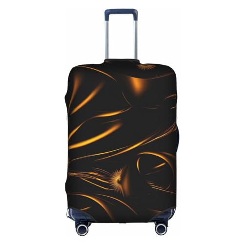 Housse de protection lavable en polyester noir et doré taille Medium