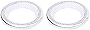 1797 Compatible Speaker Rings Caps for Honda Accessories Bling Interior Parts Civic 10th Coupe EX Si Touring Type R Door Audio Speaker Decals Stickers Covers Decoration Men Crystal Zinc Silver 2 Pack