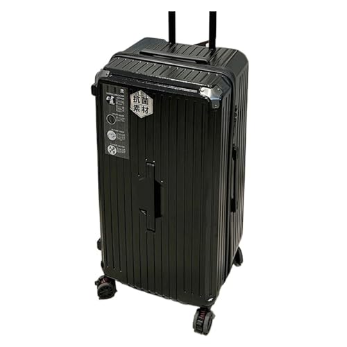 大容量36インチ ABS PC トロリースーツケース 5輪付き - ダークグリーン ユニセックス 旅行用スーツケース(A1Yellow and Black,32 inch)
