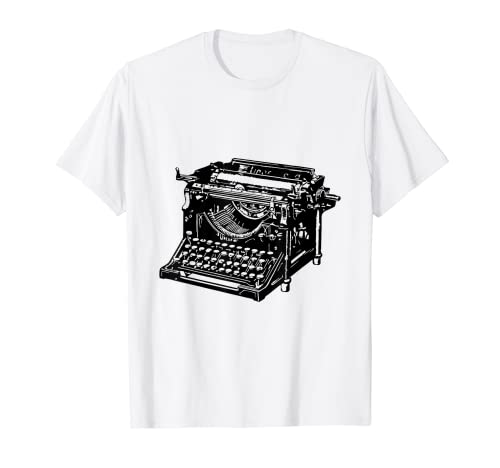 Máquina de escribir Vintage Retro Máquina de escribir Vieja Máquina de escribir Hipster Camiseta