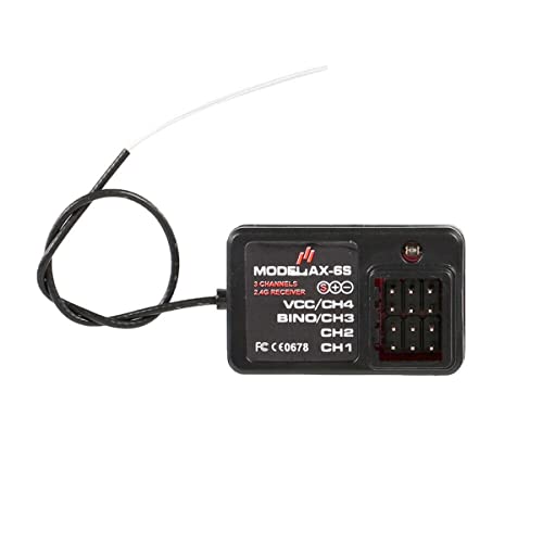 Black 2.4GHz Receiver RC Car Boat for TRX4 for Axial for SCX10 Transmitter RC Car Spare Part Accessory Accessory