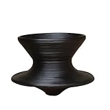 LLYLAFDC 360° Gyro Swivel Chair, FRP Spins Stool,Comfortable Lawn Camping Nursery Outdoor Toy Recliner, Bedroom Living Room Camping Backyard Relaxing Chaise Chair, Toys Rotation Sense Training(Black)