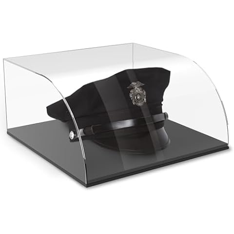 Military Hat Display Case, Hat Case For Mility Hat, Hat Case Display is Used for Military Hats to Commemorate the Display Of the Storage Of the Storage Of Acklifary Hat Display Case(13.77x11.81x5.9in) Cover