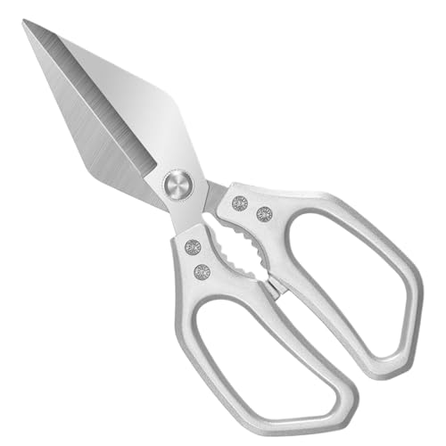 Xijobido Tijeras De Cocina - Acero Inoxidable Cortador Para Cocina,Tijeras Multifuncionales Para Carne Aves Ensalada Costura Papel Jardín Hogar
