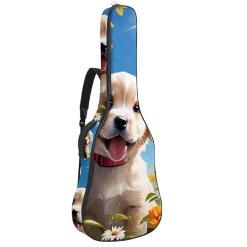 Sac pour guitare acoustique étanche grand format 42 pouces multicolore