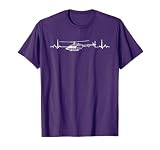 Bell 407 helicopter heartbeat T-Shirt