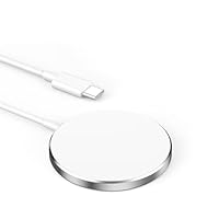 Chargeur Induction for iphone - 2025 Nouvelle - Chargeur sans Fil Magnétique 15W USB‑C for iPhone Rapide pour iPhone 16/16 Pro/16 Pro Max/17/15/14/13/12/11/X/XS/SE/XR/AirPods Forrest-15W