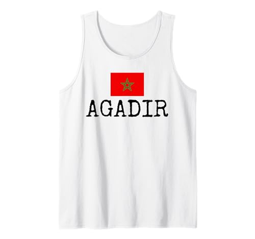 Agadir Marruecos Vacaciones Maruecos Souvenir Mujer Hombre Camiseta sin Mangas
